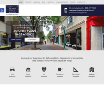 Yourownagent.com(Schenectady NY Insurance Agent) Screenshot