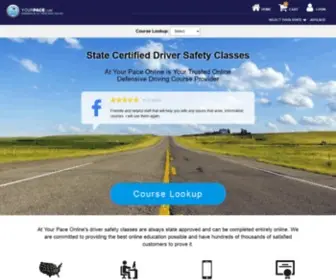 Yourpace.com(State Approved Driver Safety Training Courses) Screenshot