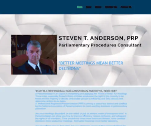 Yourparliamentarian.com(Steven Anderson) Screenshot