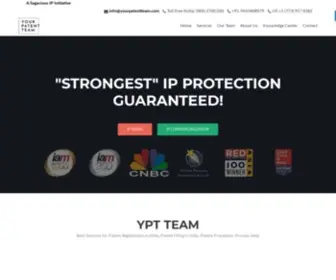 Yourpatentteam.com(Your Patent Team YPT) Screenshot