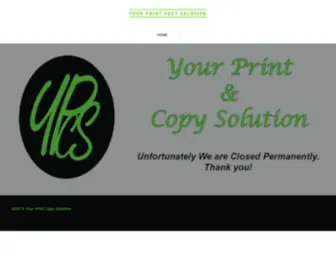 Yourprintcopysolution.ca(Yourprintcopysolution) Screenshot