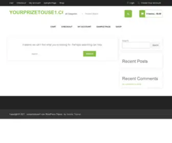 Yourprizetouse1.com Screenshot