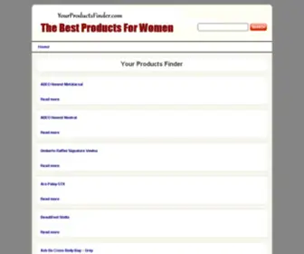 Yourproductsfinder.com(Your Products Finder) Screenshot