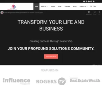 Yourprofoundsolutions.com(Business and Wealth Coach for entrepreneurs) Screenshot