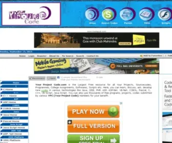 Yourprojectcode.com(Yourprojectcode) Screenshot