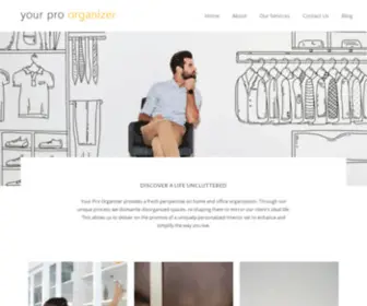 Yourproorganizer.com(Discover A Life Uncluttered) Screenshot