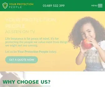 Yourprotectionpeople.co.uk(Your Protection People) Screenshot