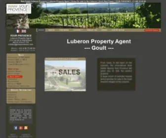 Yourprovence.com(Luberon Agent) Screenshot