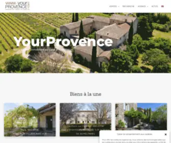 Yourprovence.fr(Immobilier Luberon) Screenshot