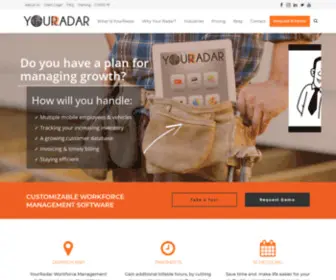Yourradar.net(Workforce Management Software) Screenshot