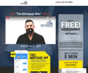 Yourrateguy.ca(Dan "The Mortgage Man" Mizrahi) Screenshot