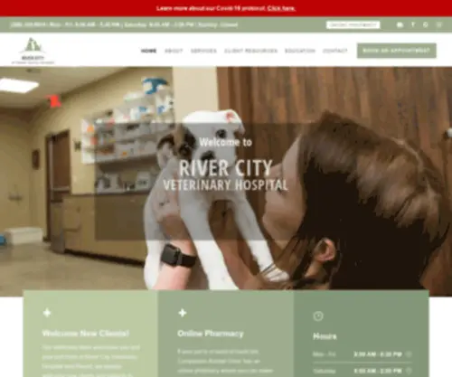 Yourrivercityvet.com(River City Animal Hospital) Screenshot