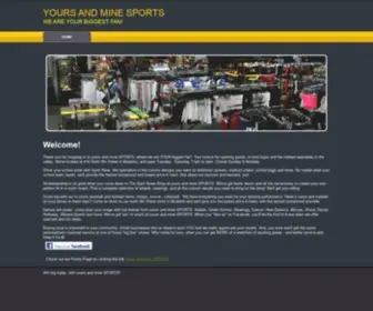 Yoursandminesports.com(Yoursandminesports) Screenshot