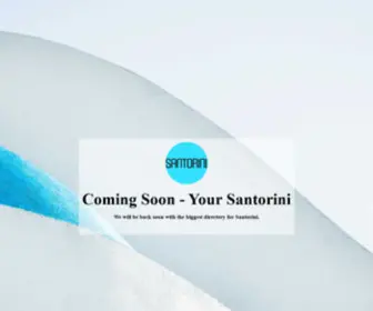 Yoursantorini.com(Your Santorini) Screenshot