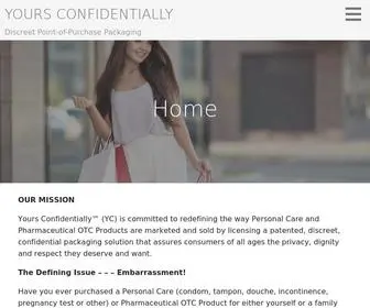 Yoursconfidentially.com(Discreet Point) Screenshot