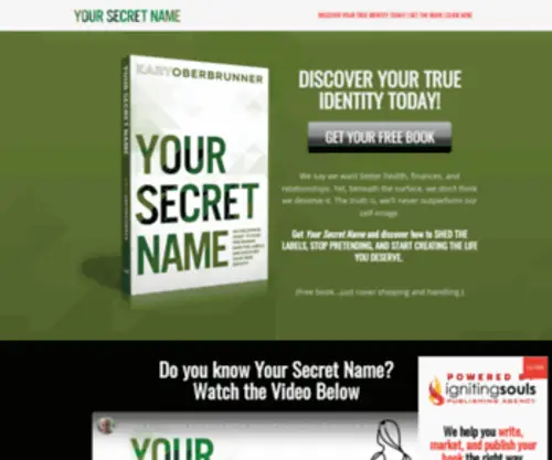 Yoursecretname.com(Your Secret Name) Screenshot