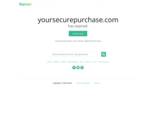 Yoursecurepurchase.com(yoursecurepurchase) Screenshot