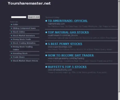 Yoursharemaster.net(Yoursharemaster) Screenshot