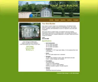 Yourshedbuilder.com(yourshedbuilder) Screenshot