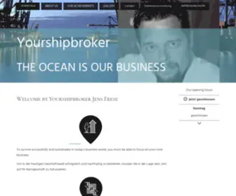 Yourshipbroker.com(Jens Frese) Screenshot