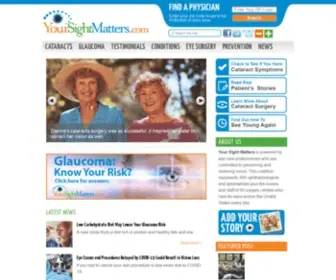Yoursightmatters.com(Your Sight Matters) Screenshot