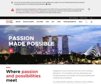 Yoursingapore.com(Visit Singapore) Screenshot