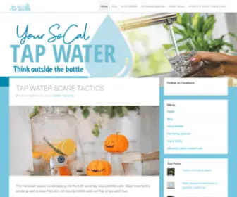 Yoursocaltapwater.org(Your So Cal Tap Water) Screenshot