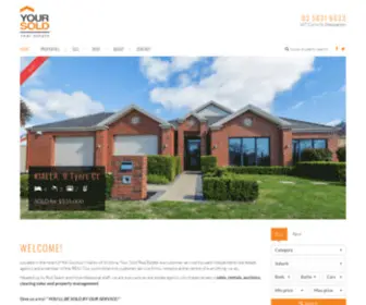 Yoursoldrealestate.com.au(Your Sold Real Estate) Screenshot