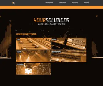 Yoursolutions.at(Veranstaltungstechnik) Screenshot