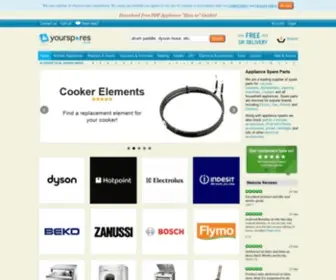 Yourspares.co.uk(Appliance Spare Parts & Electrical Accessories) Screenshot