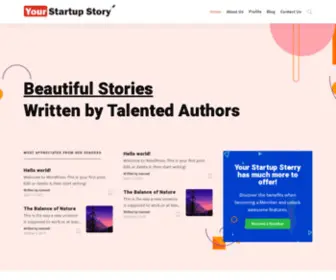 Yourstartupstory.co.in(Your Startup Story) Screenshot