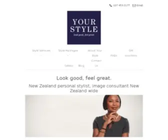 Yourstyle.co.nz(Personal image wardrobe consultant shopper Auckland NZ) Screenshot