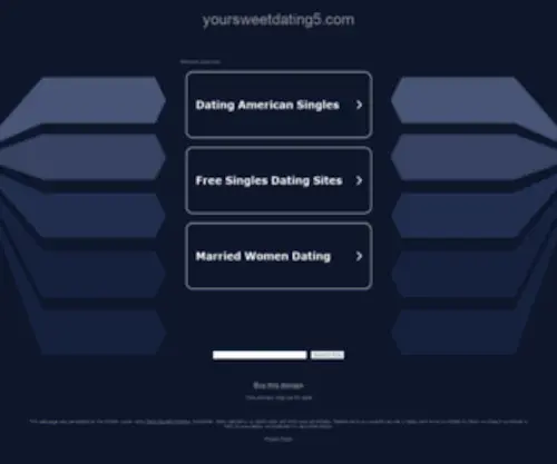 Yoursweetdating5.com(Yoursweetdating5) Screenshot