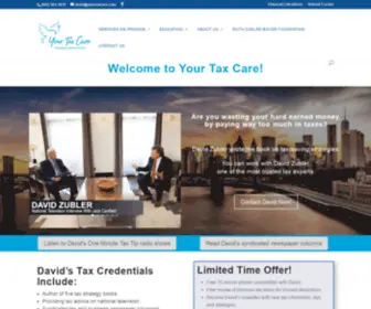 Yourtaxcare.com(Straight Talk for Real) Screenshot