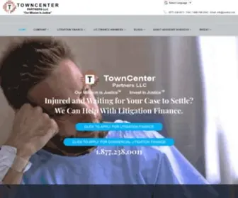 Yourtcp.com(Towncenter Partners LLC Litigation Finance) Screenshot