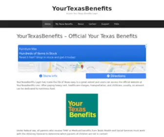 Yourtexasbenefits.us(YourTexasBenefits) Screenshot