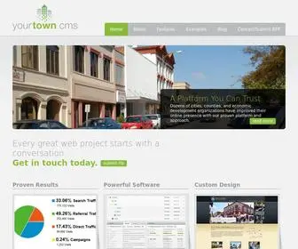 Yourtowncms.com(YourTown CMS) Screenshot
