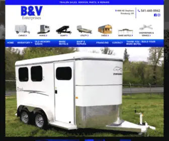 Yourtrailer.com(Flatbed, Cargo, Dump and Horse Trailer Sales in Oregon, Washington, California and Idaho) Screenshot