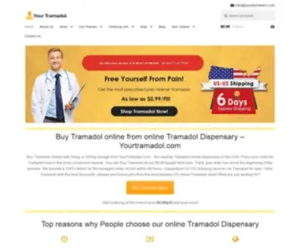 Yourtramadol.com(Buy Tramadol online from Tramadol online dispensary) Screenshot