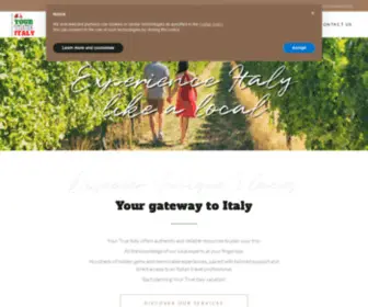 Yourtrueitaly.com(Your True Italy) Screenshot