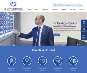 Yoururologist.com.au(Dr David Jefferson) Screenshot