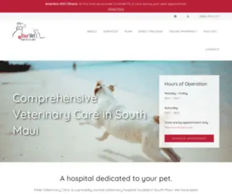 Yourvetmaui.com(Kihei Veterinary Clinic) Screenshot