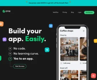 Yourvone.com(The simplest app builder) Screenshot
