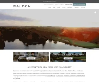 Yourwalden.com(Aurora Ohio Luxury Inn and Spa) Screenshot