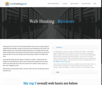 Yourwebhostinggeek.com(Read independent web hosting reviews to find out which company) Screenshot