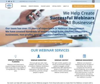 Yourwebinarexperts.com(Webinars, Online Meetings and Virtual Events) Screenshot
