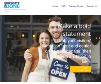 Yourwebsitedone.com(Your Website Done) Screenshot