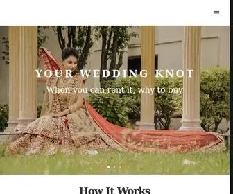 Yourweddingknot.com(Designer Bridal Lehenga) Screenshot