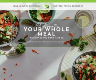 Yourwholemeal.com(Healthy & Delicious Meal Preparation in Denver and Surrounding Areas) Screenshot