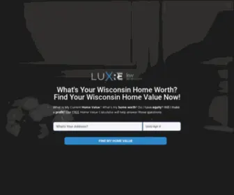 Yourwihomevalue.com(LUXRE of Wisconsin) Screenshot